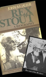 REX STOUT Advertisement for biography REX STOUT Advertisement for biography