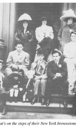 Stout Family on Steps of Brownstone apartment Stout Family on Steps of Brownstone apartment