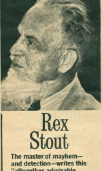 Stout from newspaper advertisement Stout from newspaper advertisement